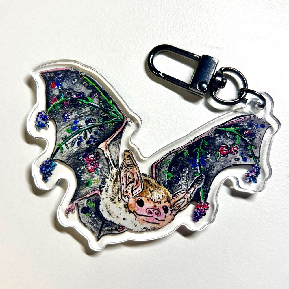 Fruit Bat Keychain