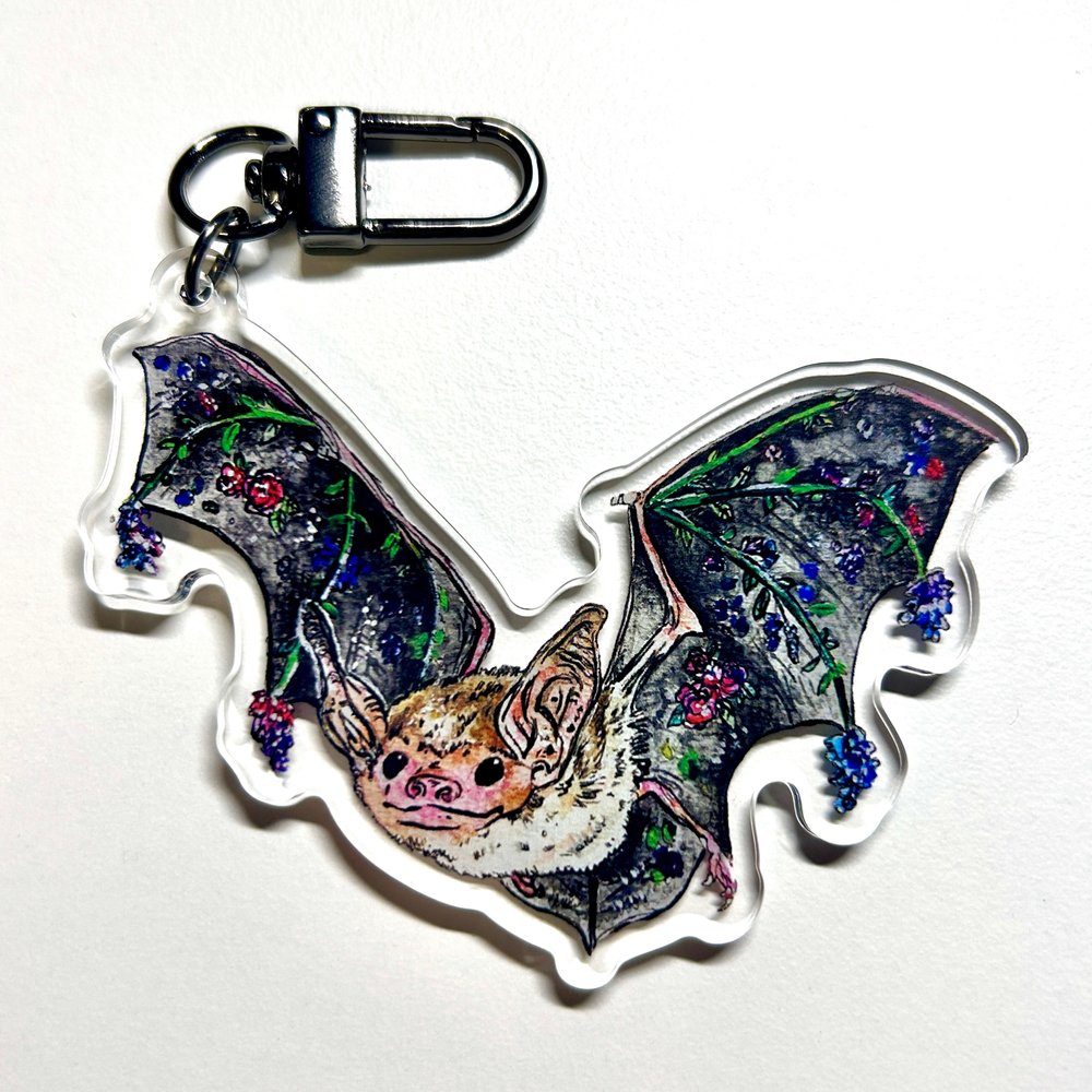 Fruit Bat Keychain