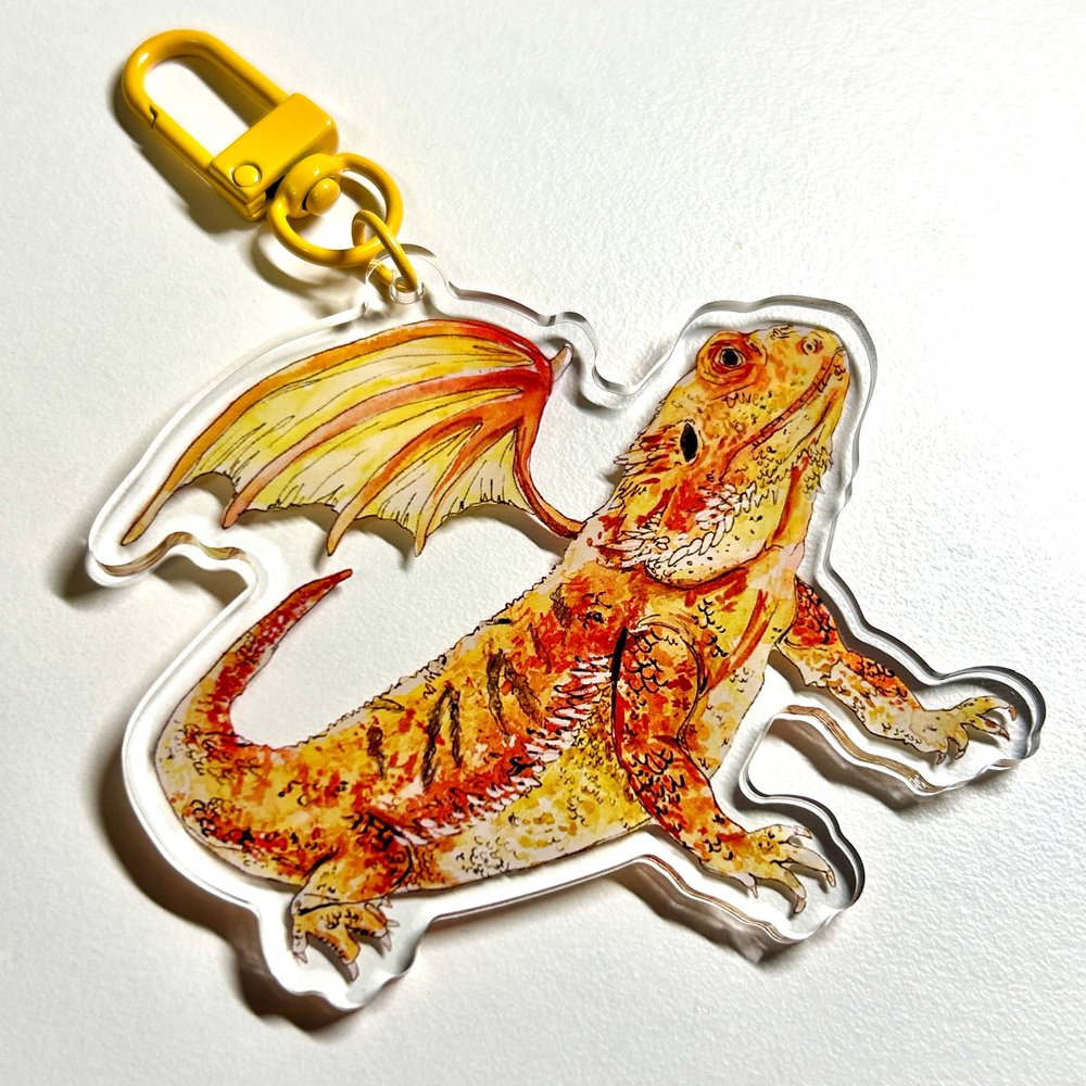 Bearded Dragon Keychain