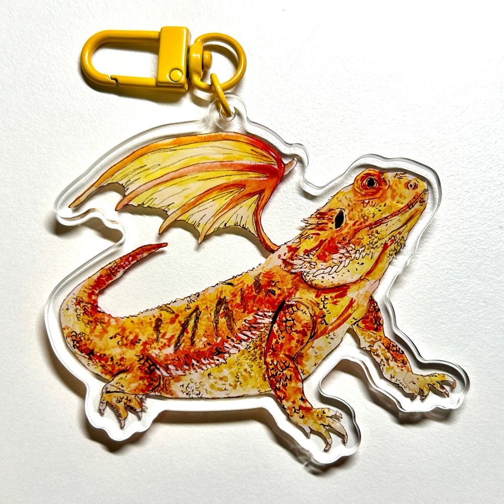 Bearded Dragon Keychain