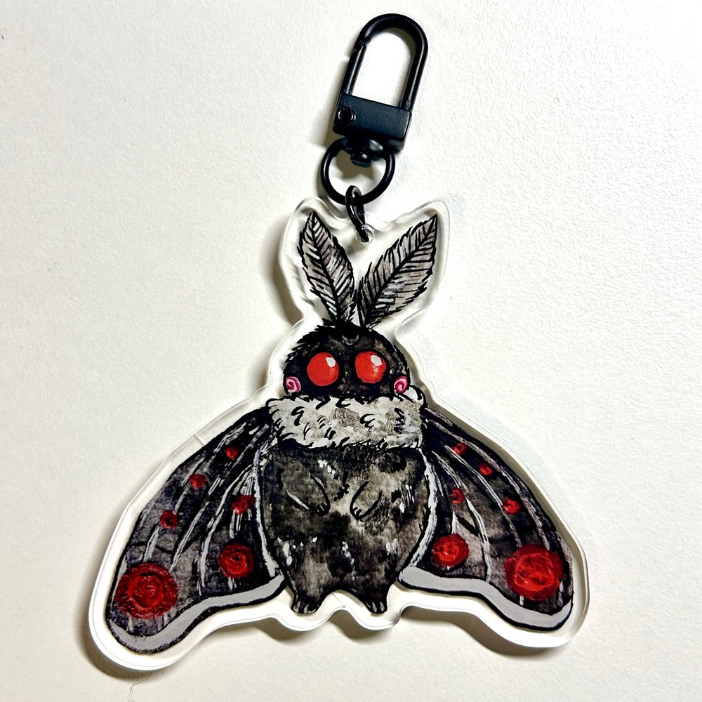 Mothman Keychain