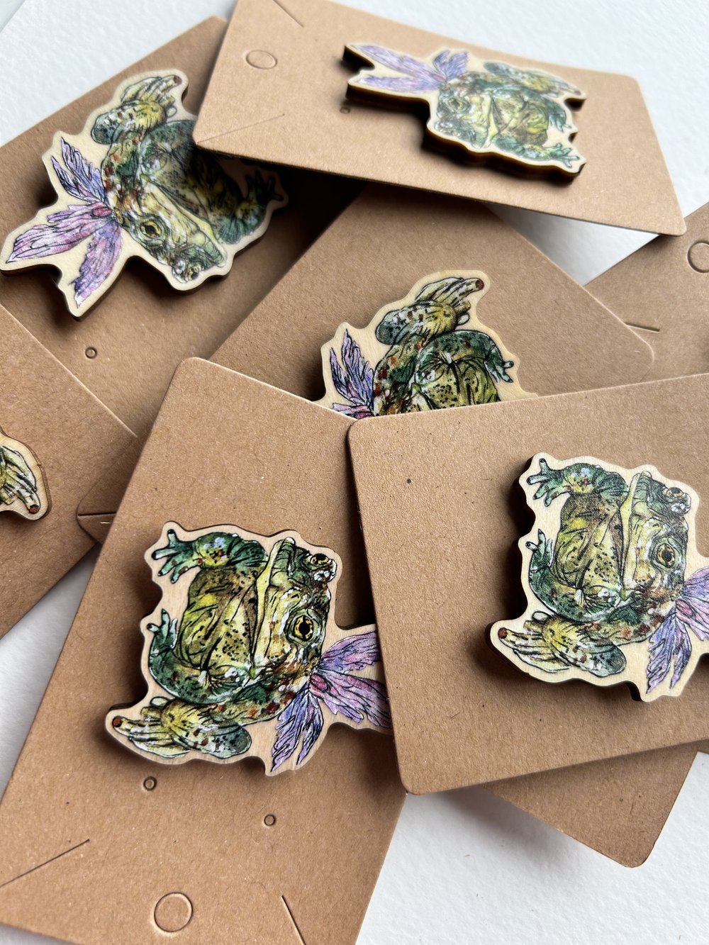 Toad Fairy Pin