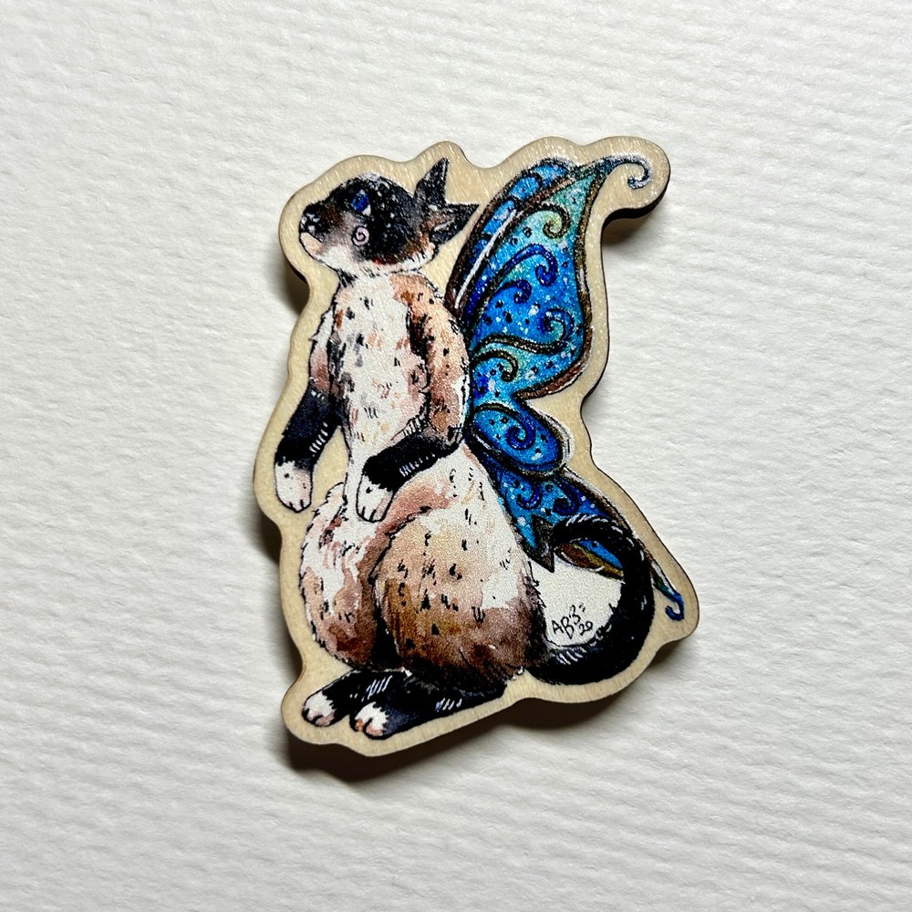 Siamese Cat Fairy Magnet