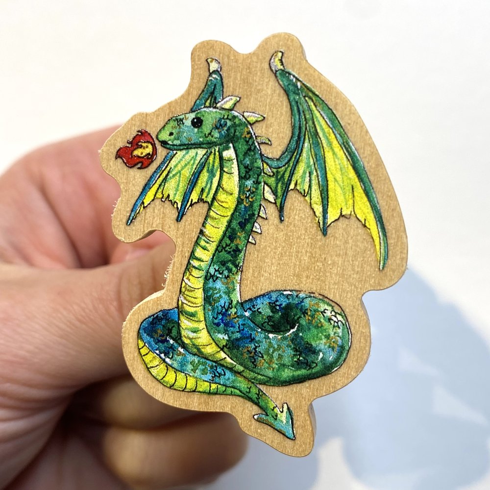 Snake Dragon Pin