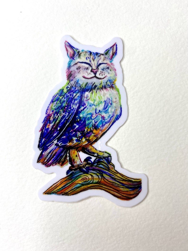 Meowl Sticker