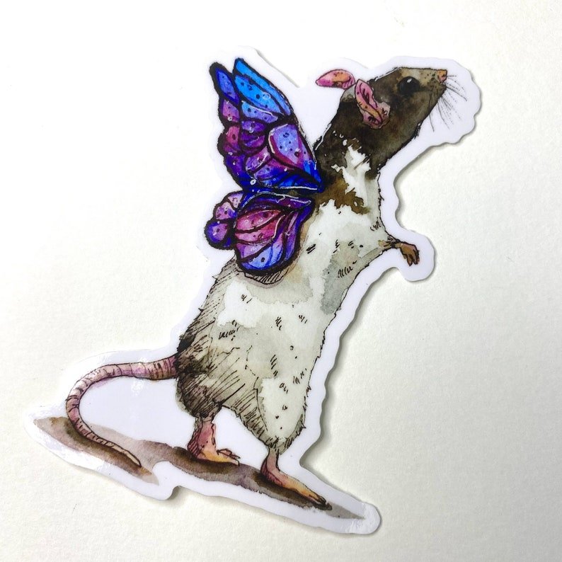 Rat Fairy Sticker