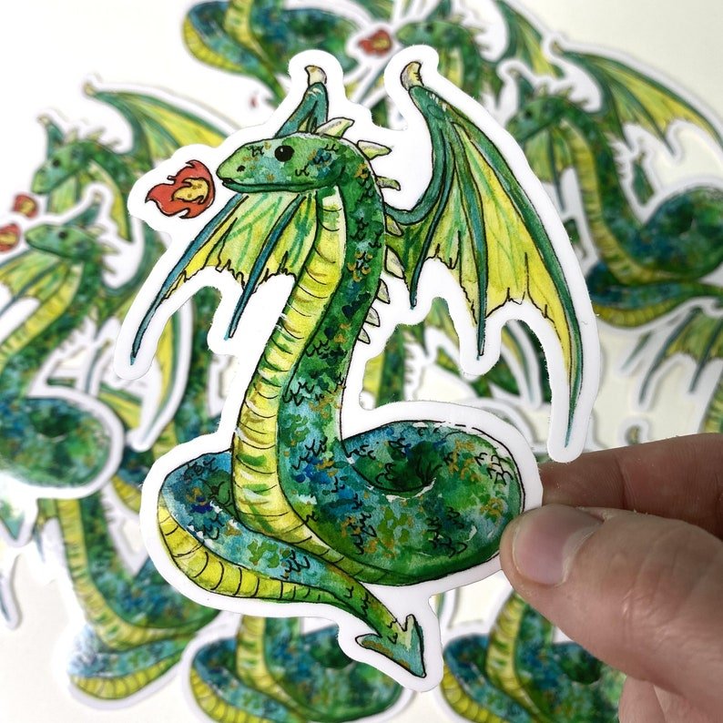 Snake Dragon Sticker