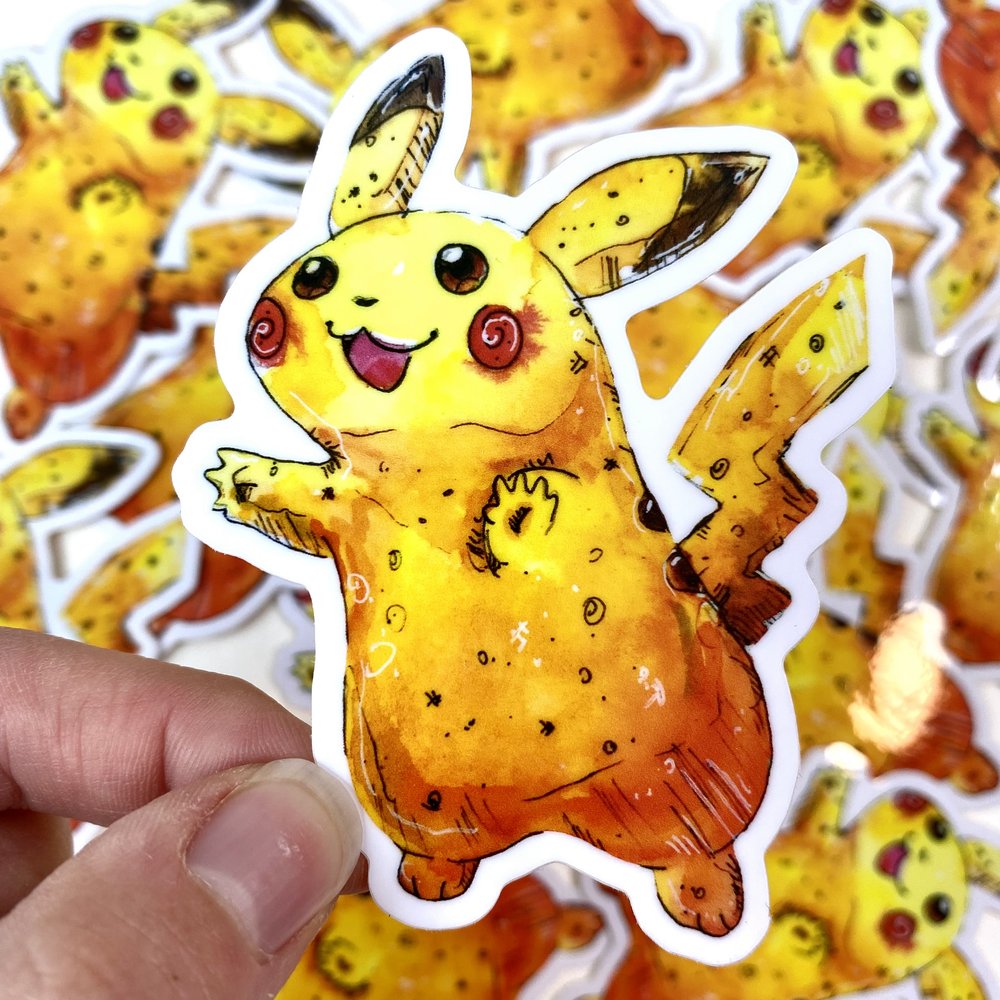 Electric Mouse Sticker