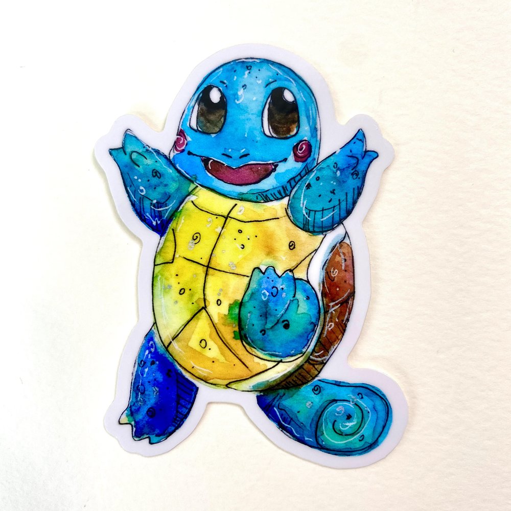 Blue Turtle Sticker