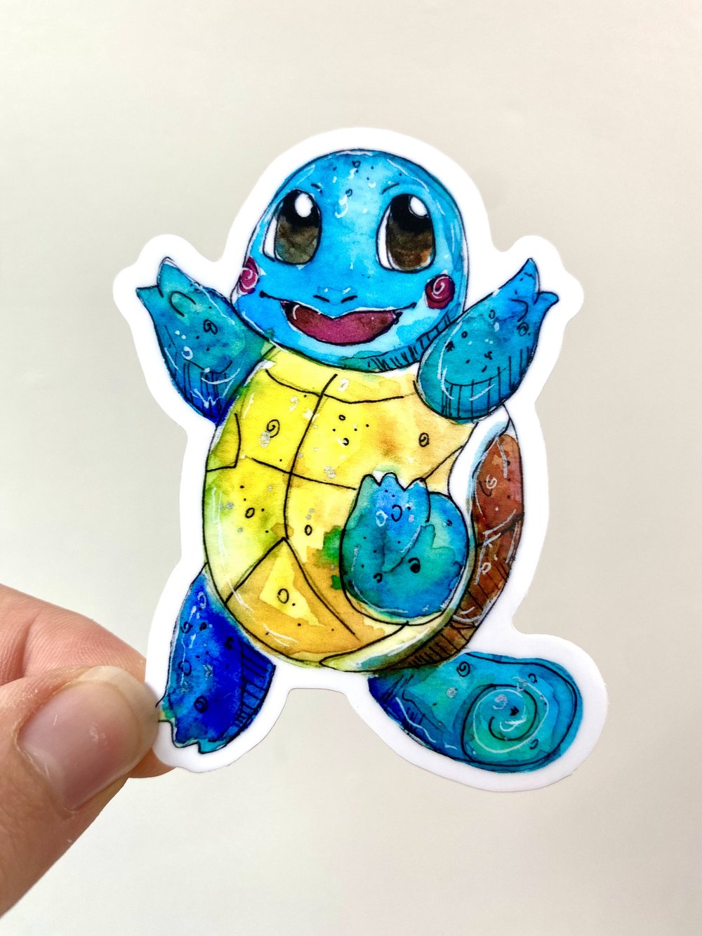 Blue Turtle Sticker