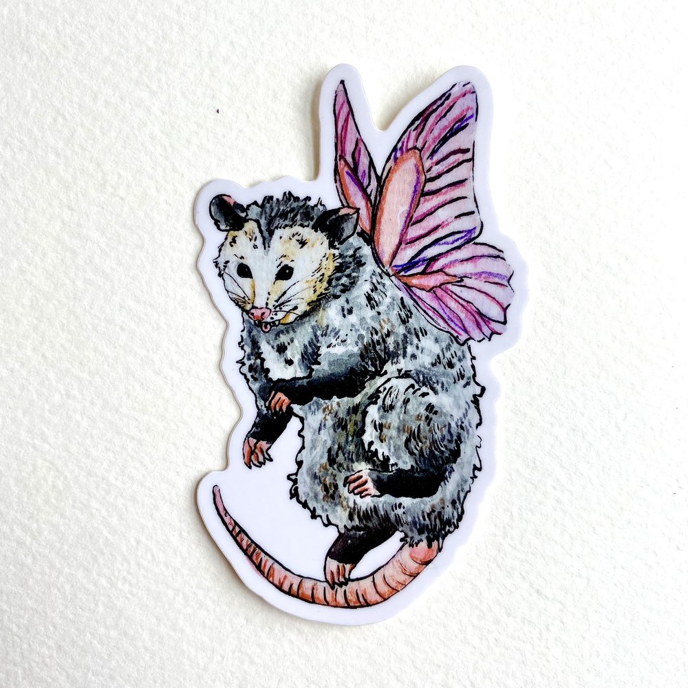 Possum Fairy Sticker