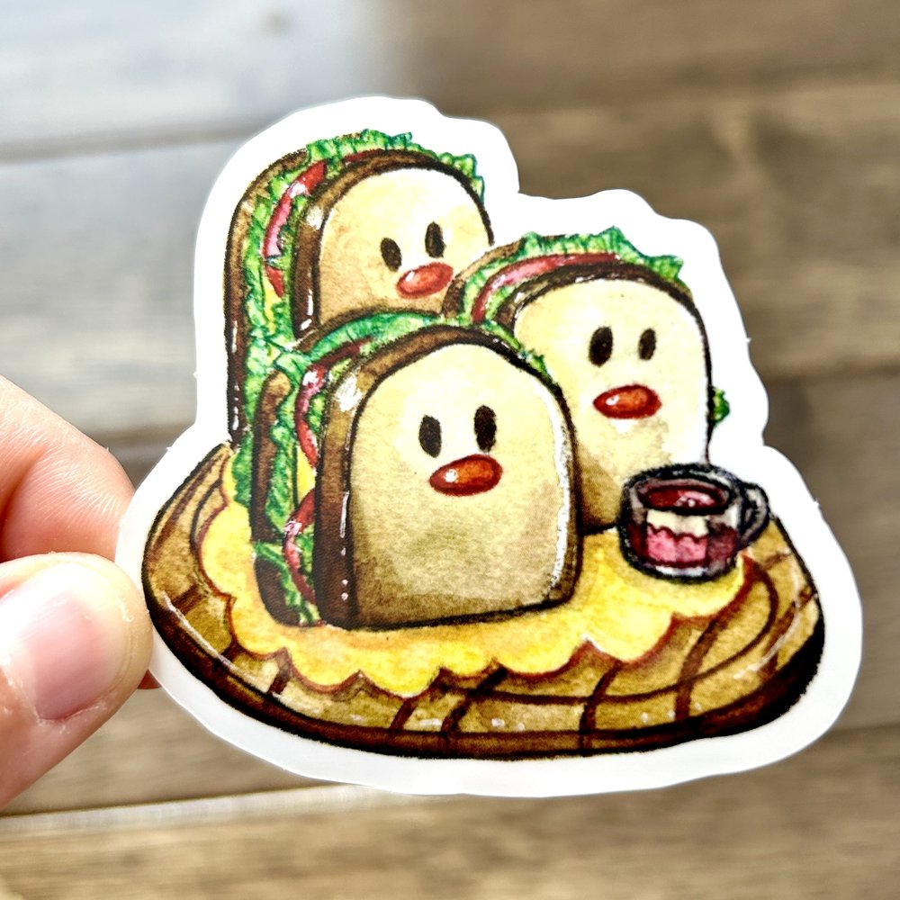 Dig Sandwich Sticker