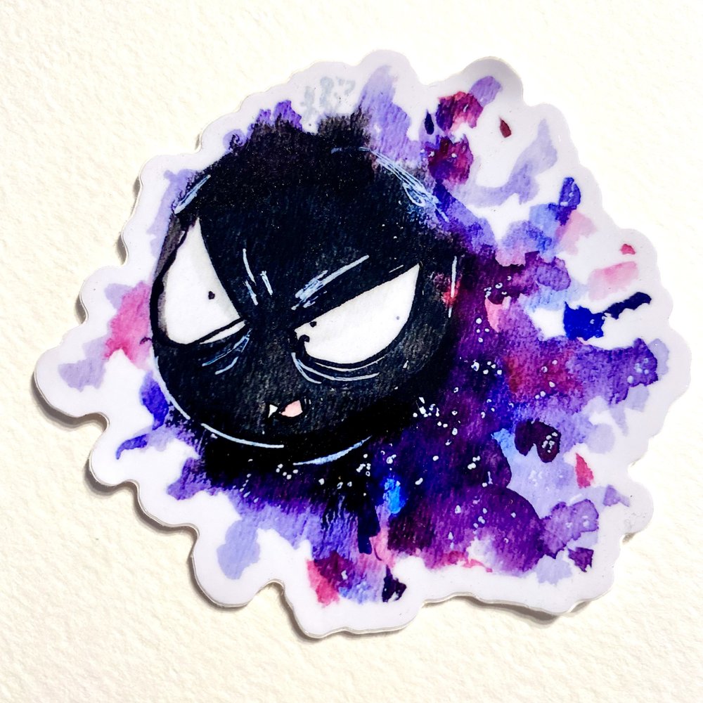 Black Ghost Sticker