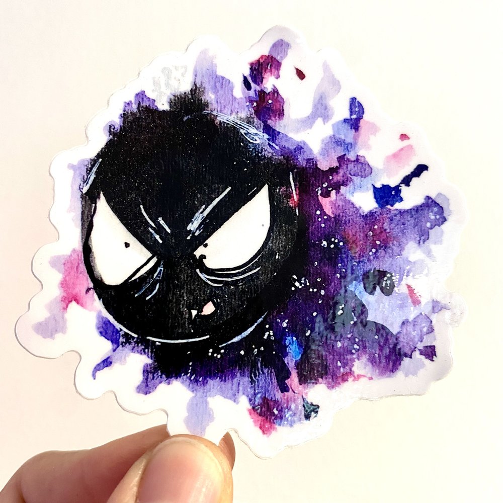 Black Ghost Sticker
