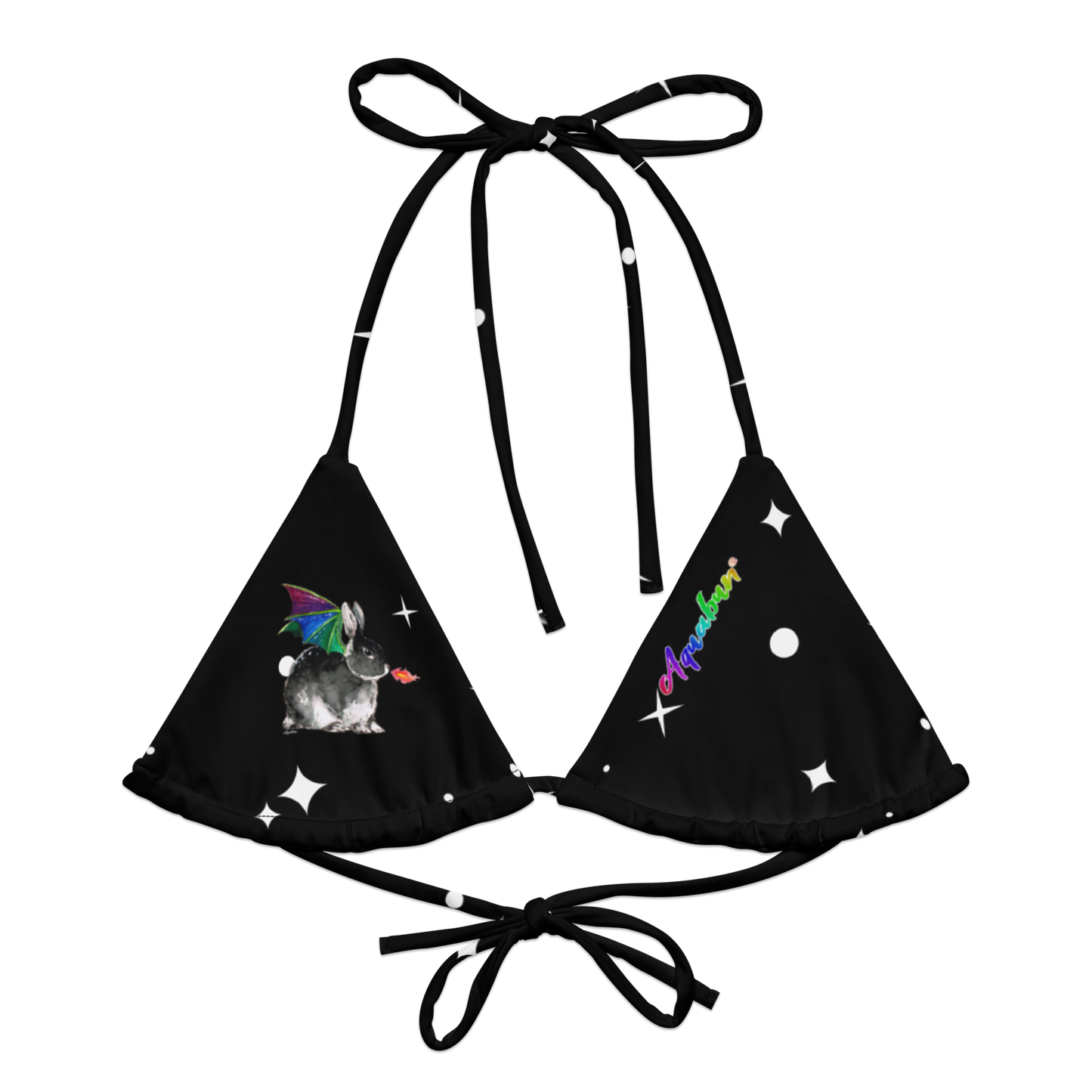 Dragon Bunny String Bikini Top