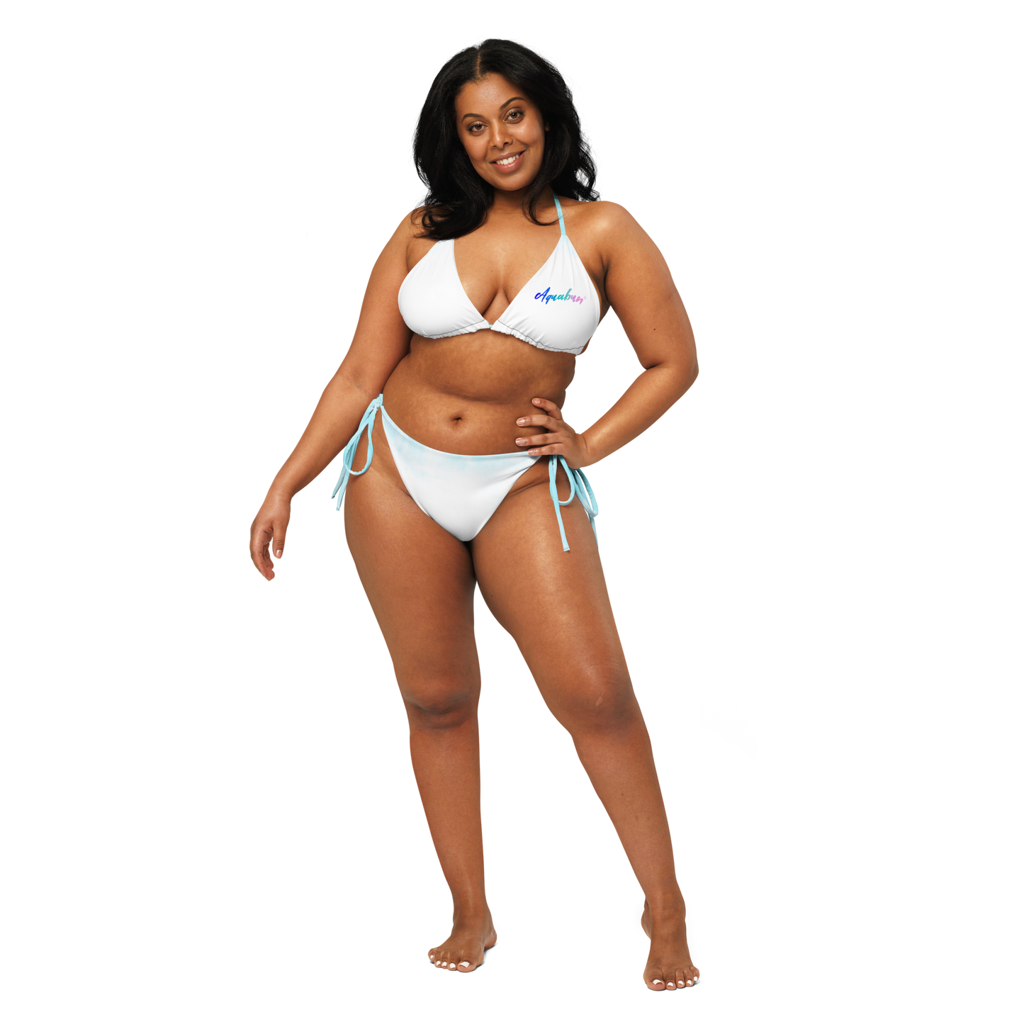 Rainbow Merbunny String Bikini