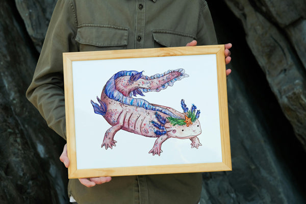 Axolotl Print