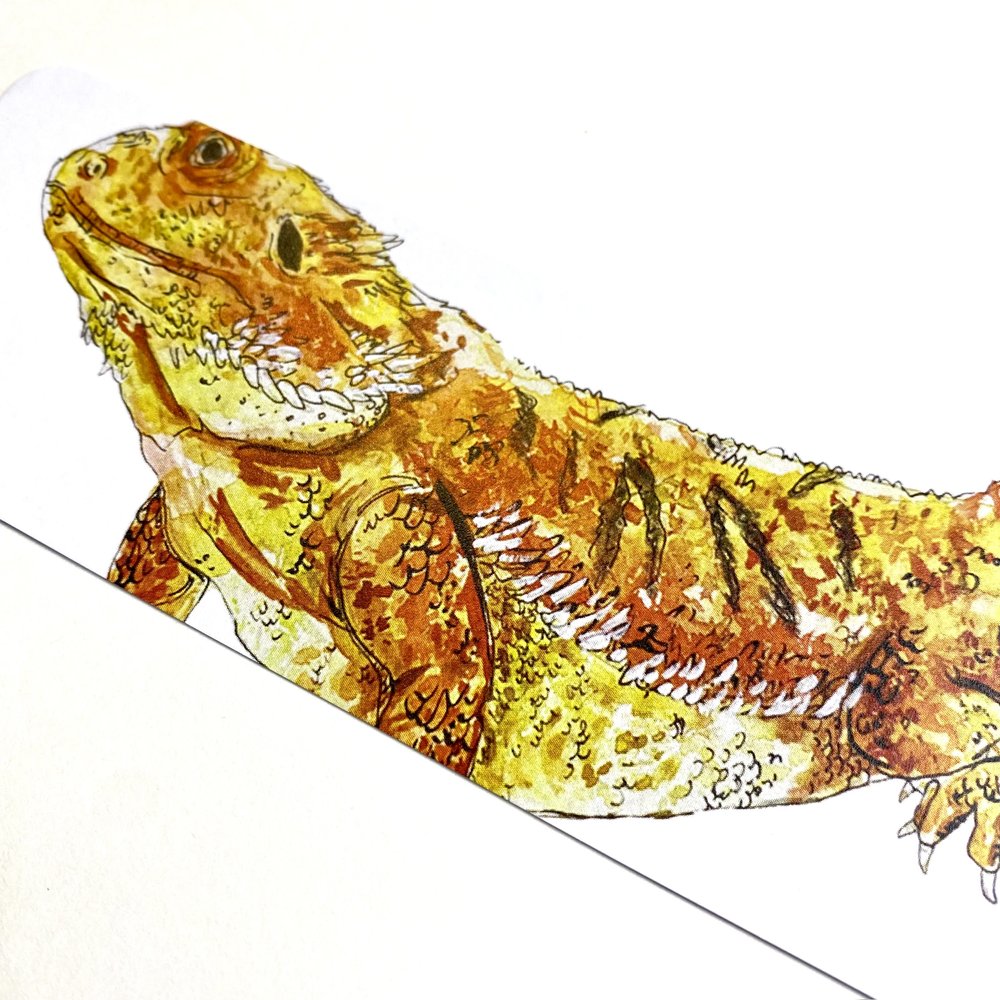 Bearded Dragon Bookmark