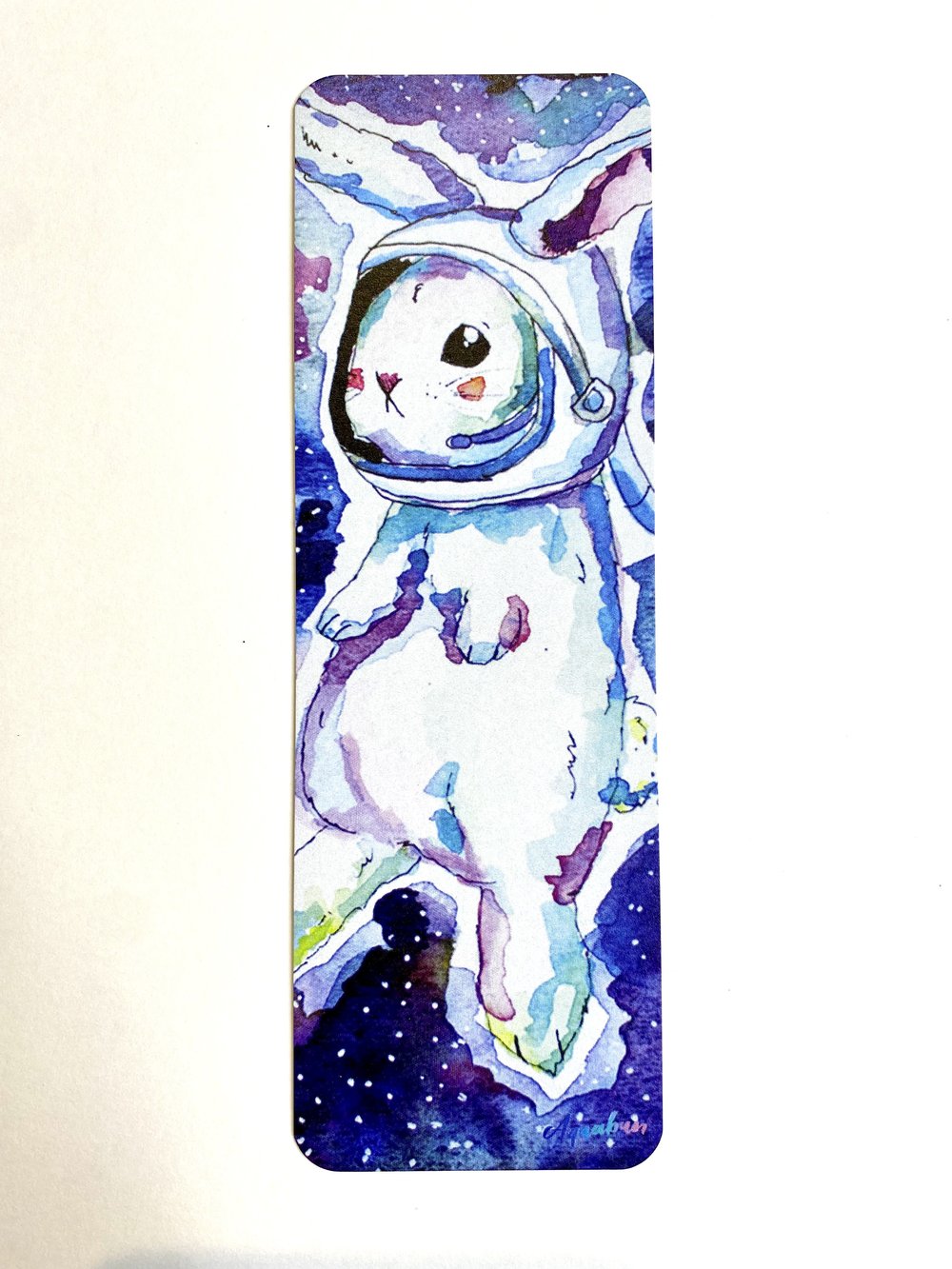 Astronaut Space Bunny Bookmark