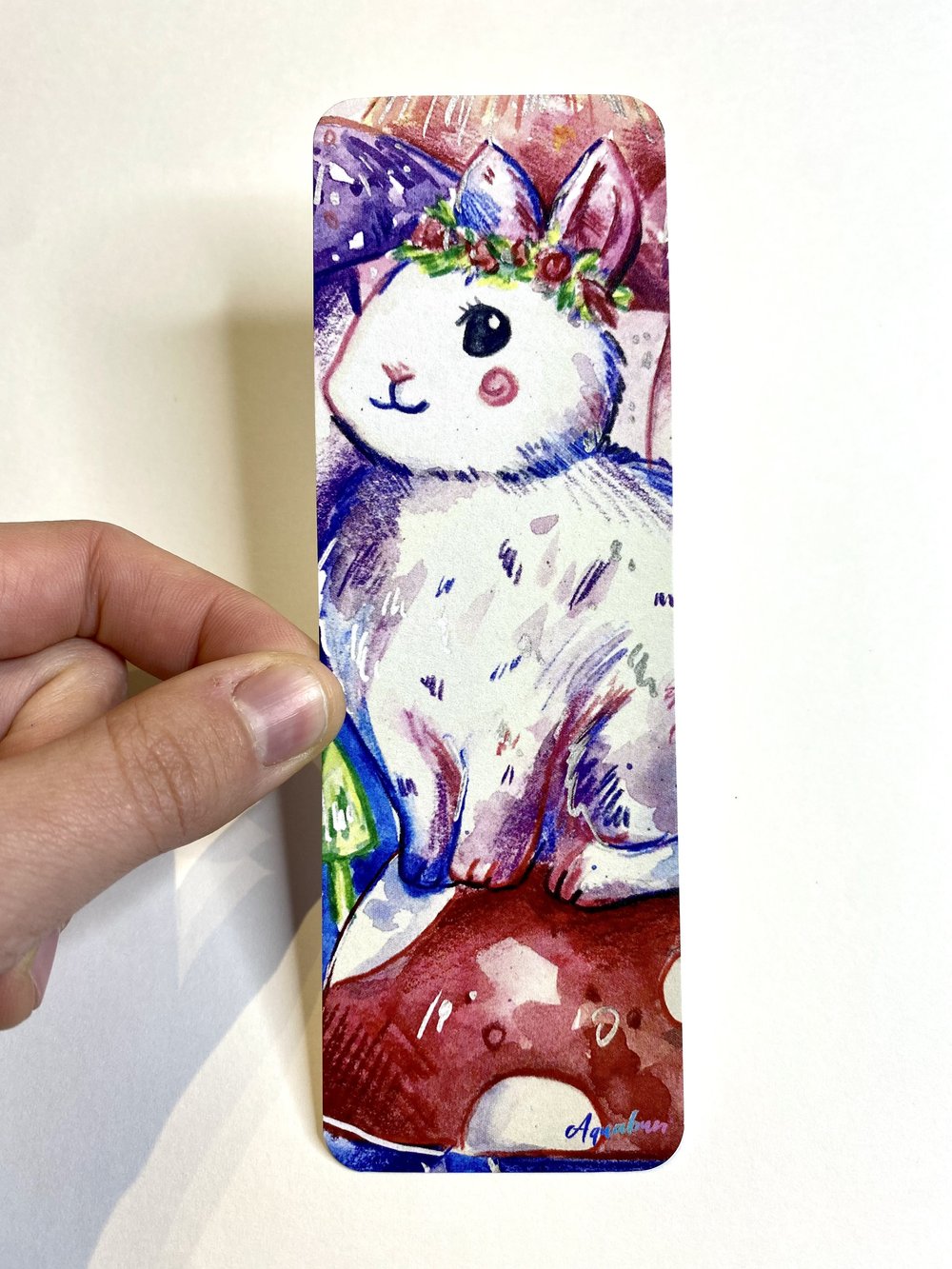 Mushroom Bunny Bookmark