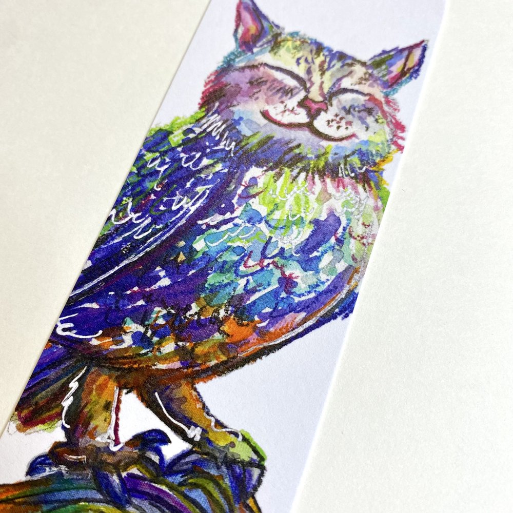 Cat Owl "Meowl" Bookmark