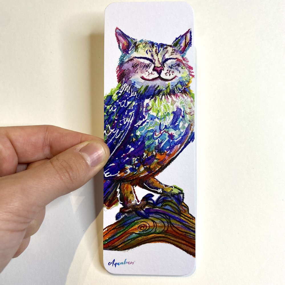 Cat Owl "Meowl" Bookmark