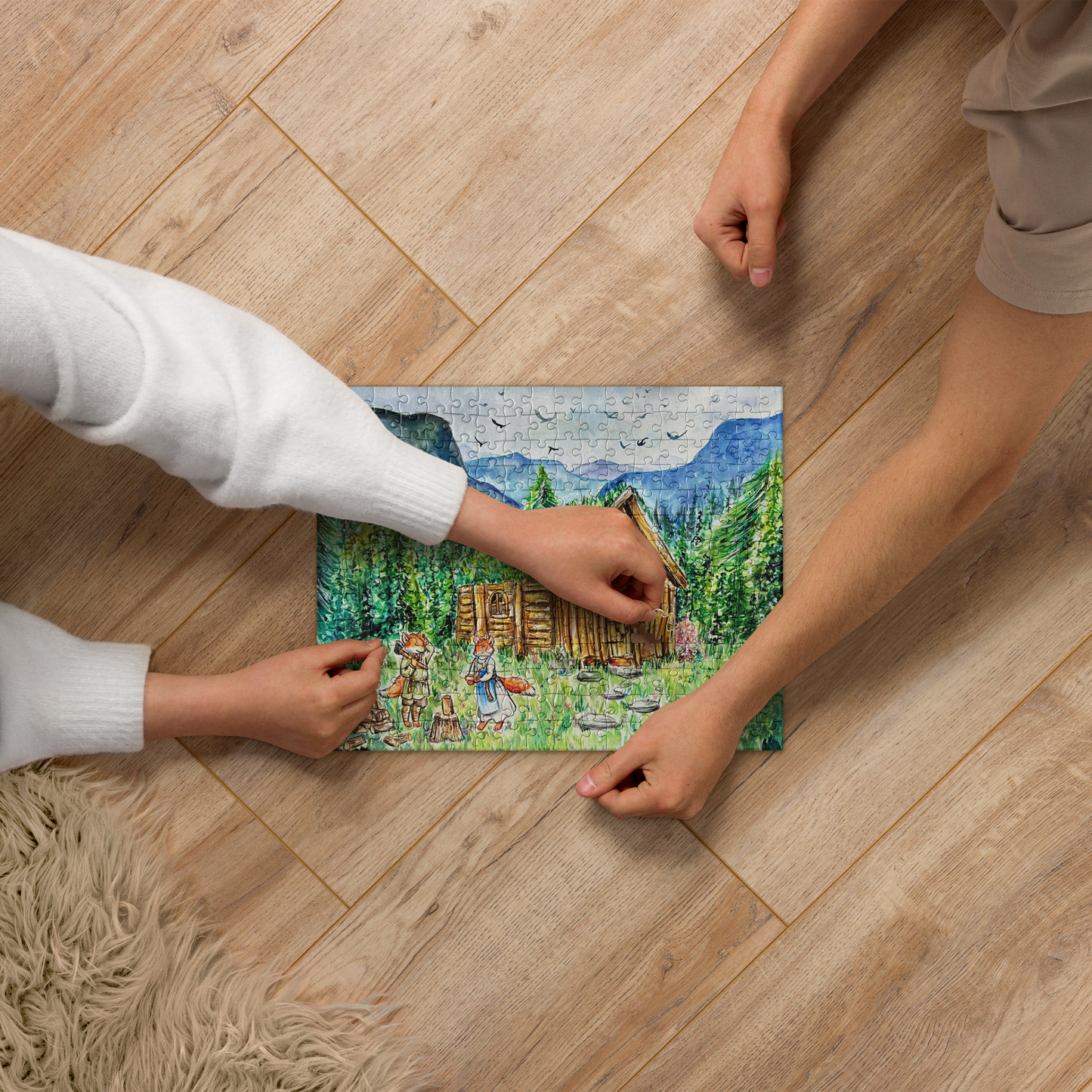 Viking Foxes Jigsaw puzzle