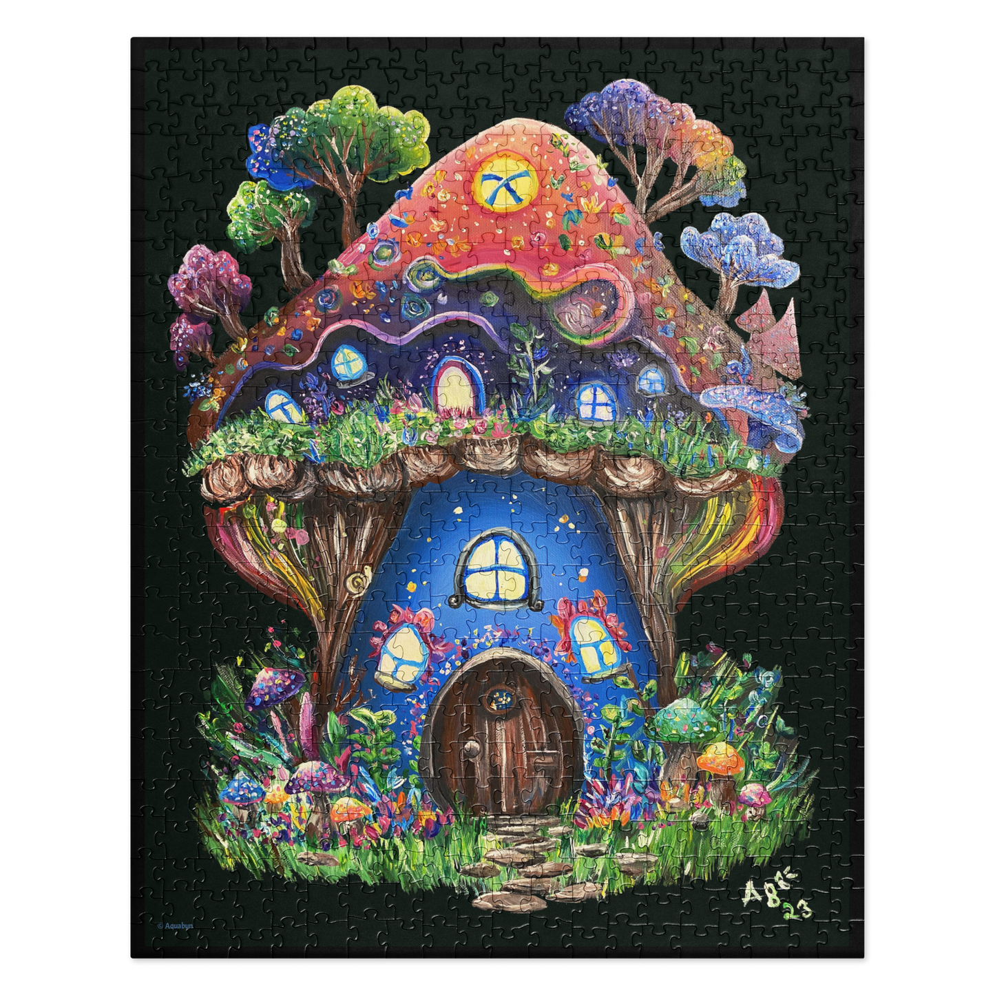 Fairy Mushroom House Jigsaw Puzzle