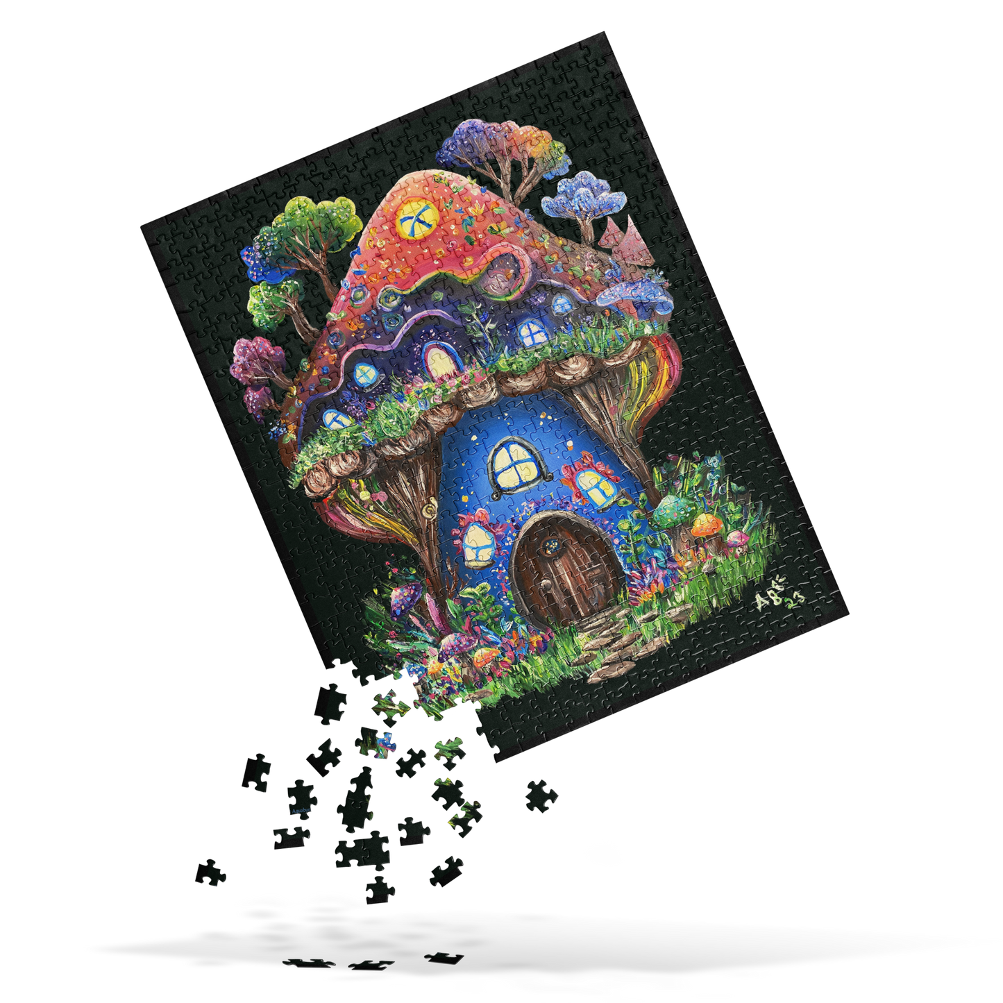 Fairy Mushroom House Jigsaw Puzzle