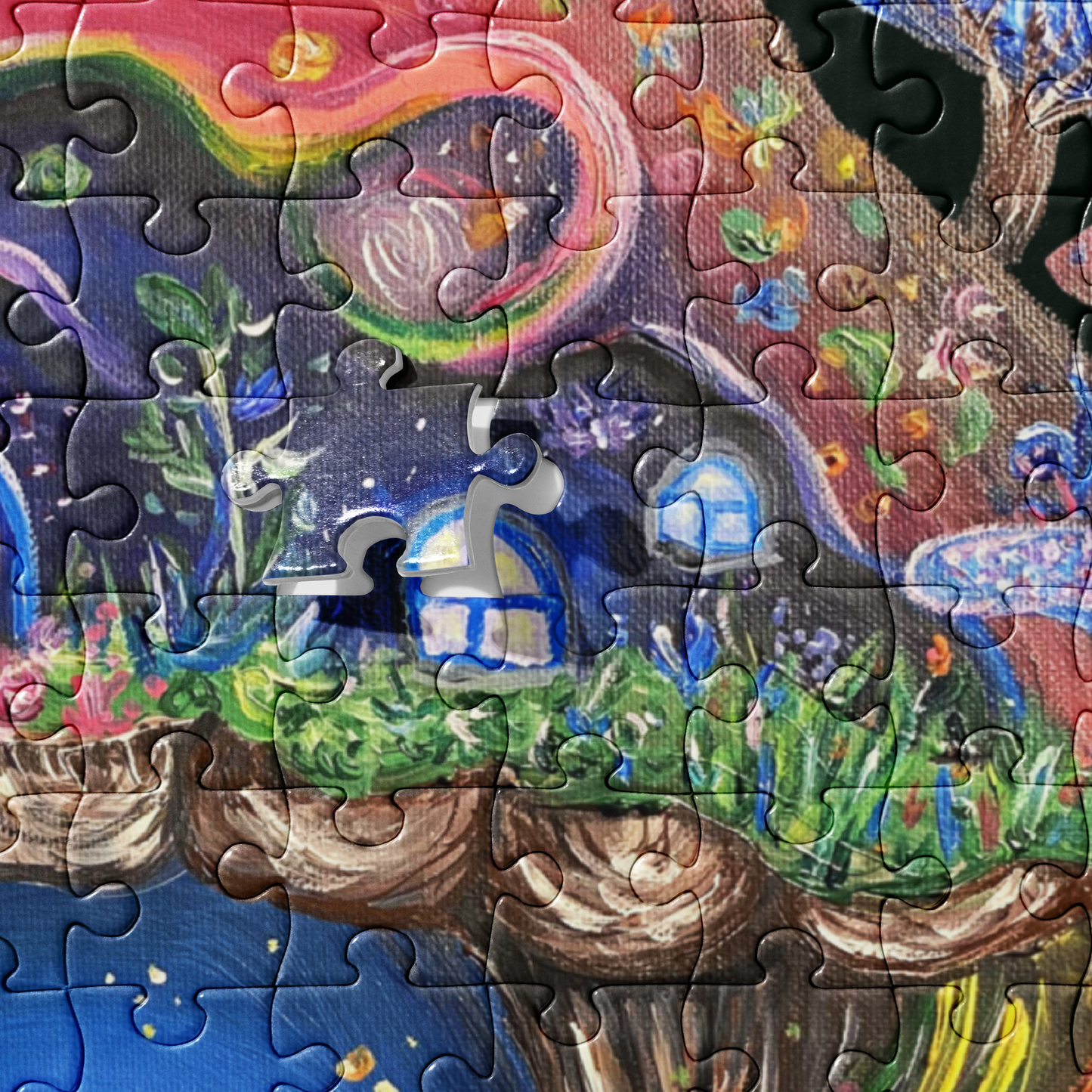 Fairy Mushroom House Jigsaw Puzzle