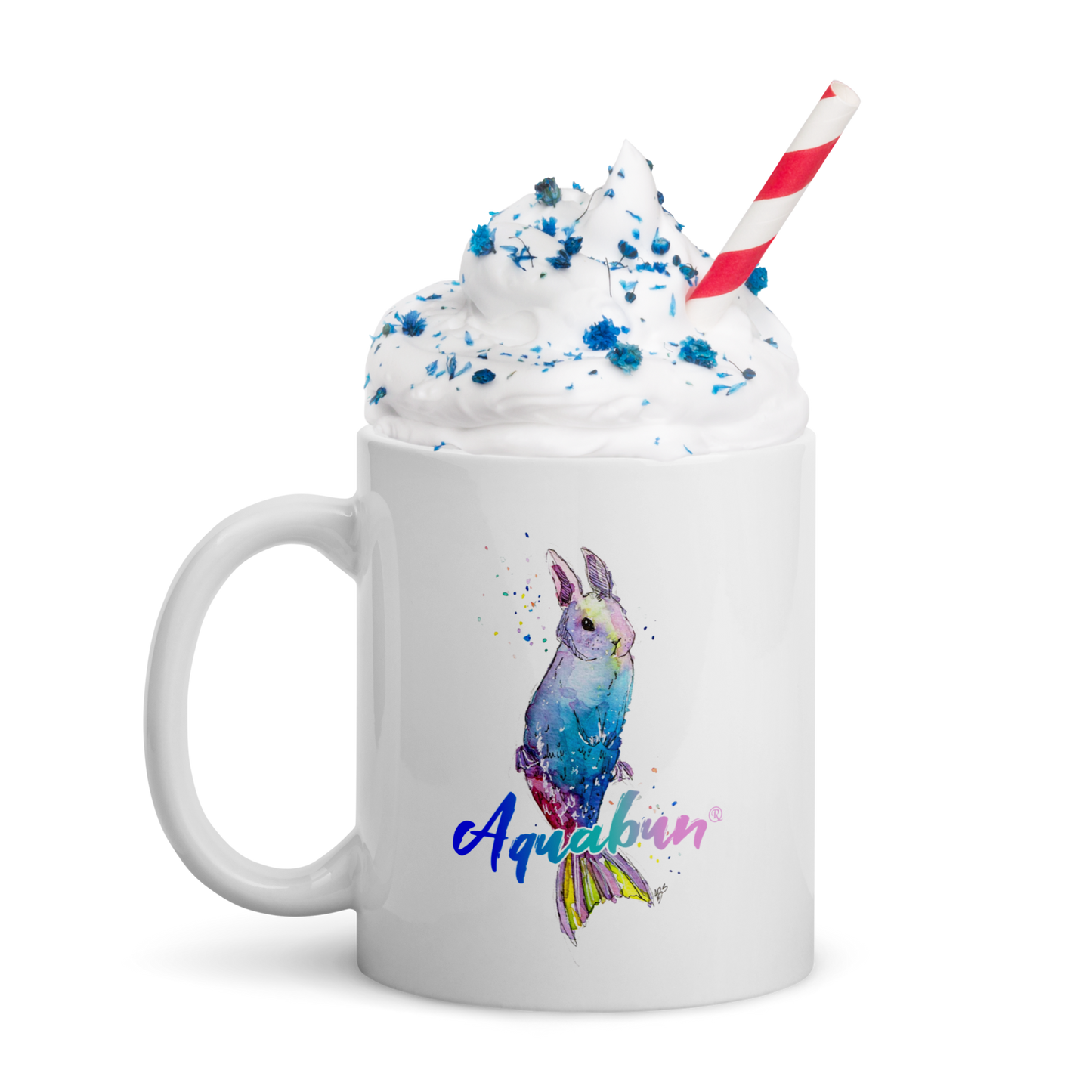 Rainbow Merbunny Mug
