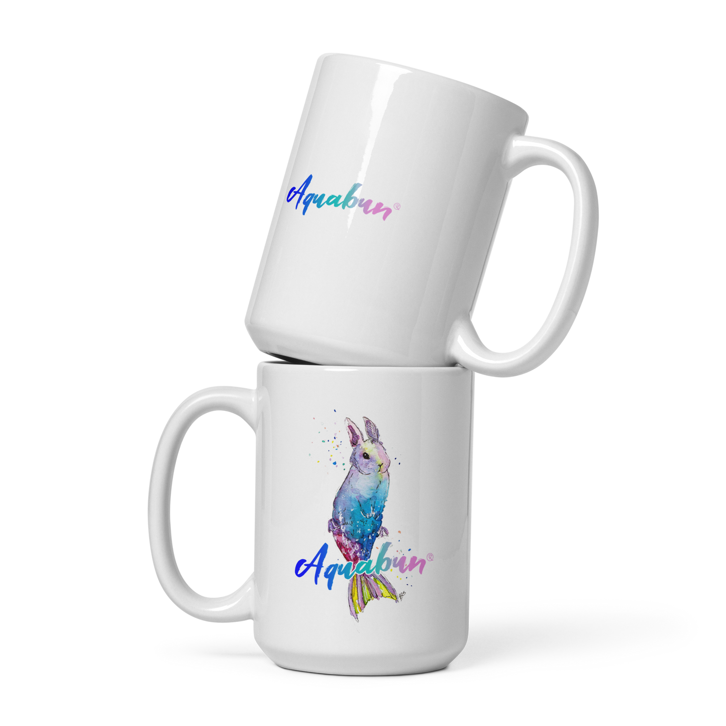 Rainbow Merbunny Mug
