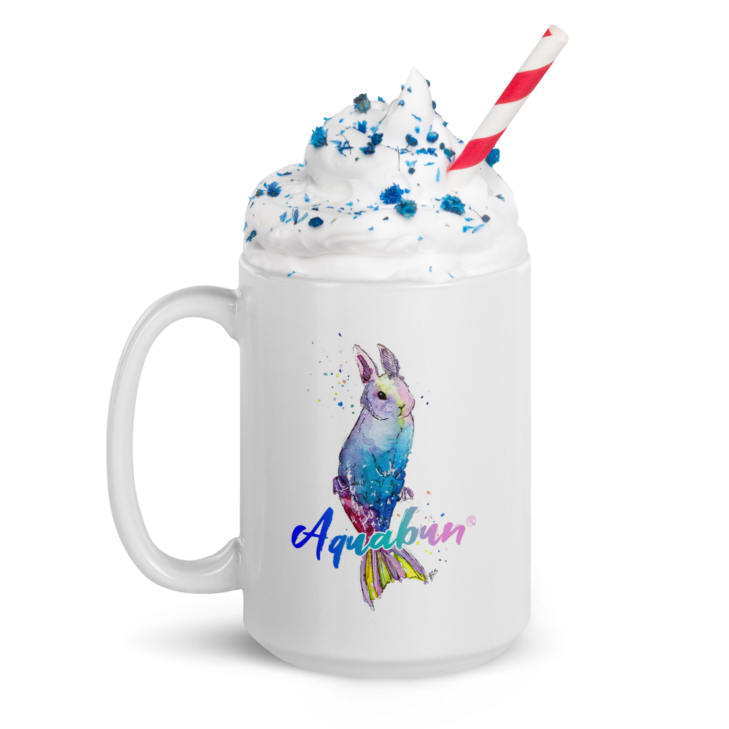 Rainbow Merbunny Mug
