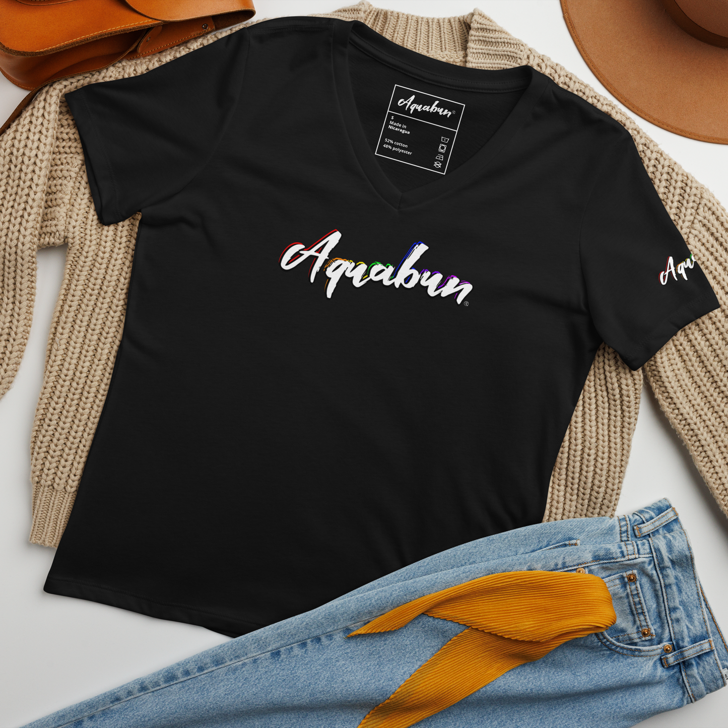 Aquabun Pride V-neck T-shirt