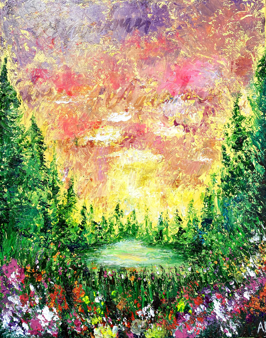 Yellow Meadow Print