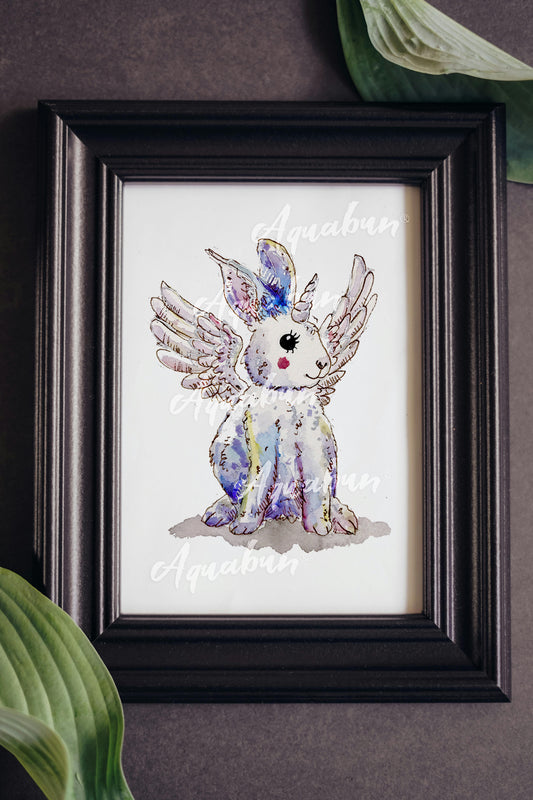 Pegasus Bunny Poster