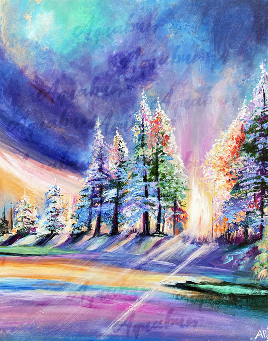 Winter Lake Print