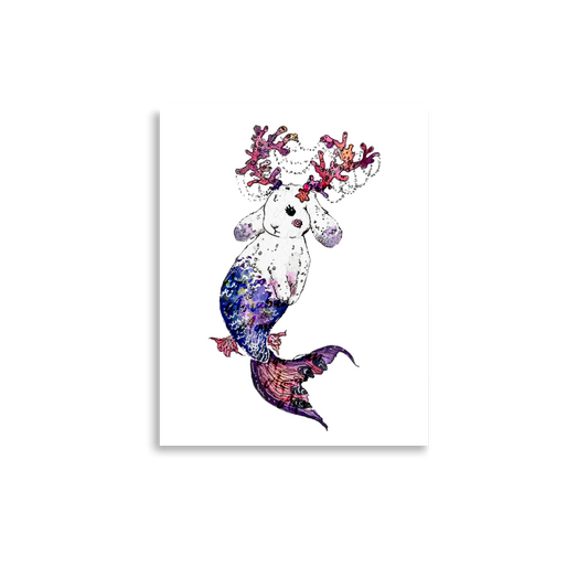 Jackalope Mermaid II Poster