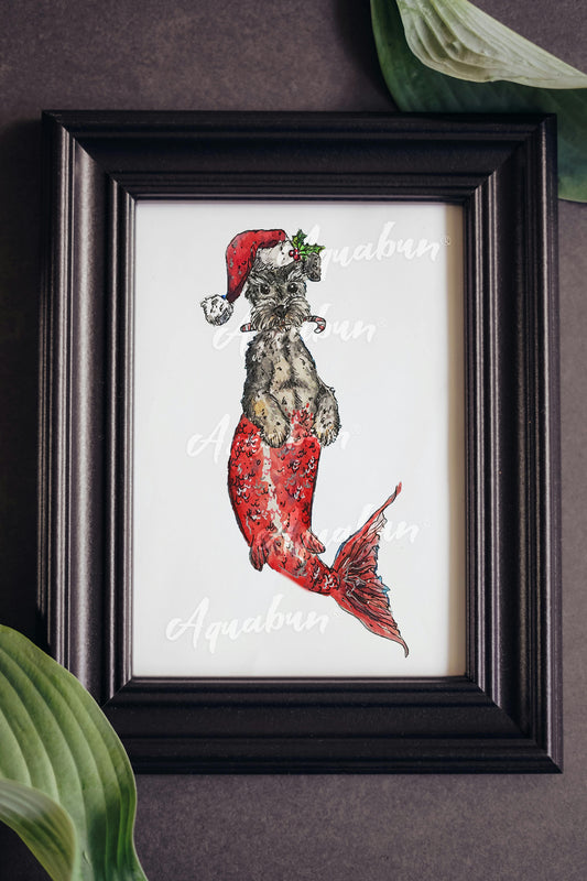 Xmas Merschnauzer Poster