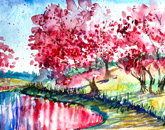 Cherry Blossom Print