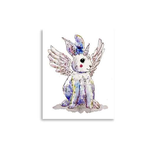 Bunny Pegasus Poster