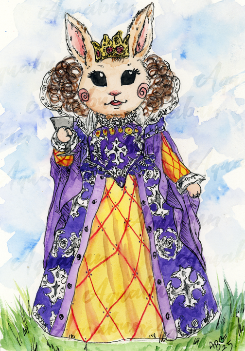 Bunny Queen Print