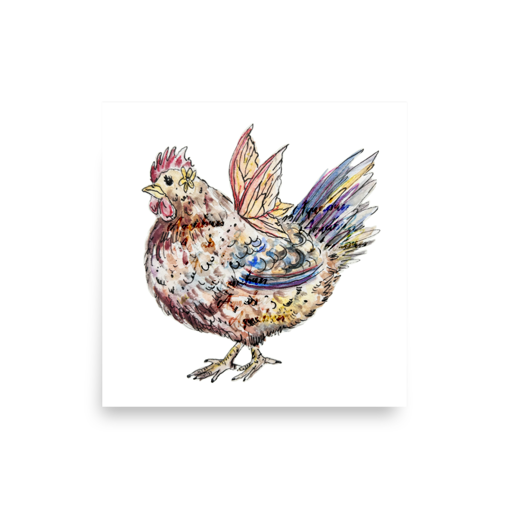Chicken Fairy Poster