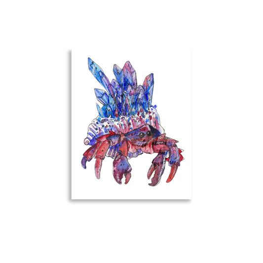 Crystal Crab Poster