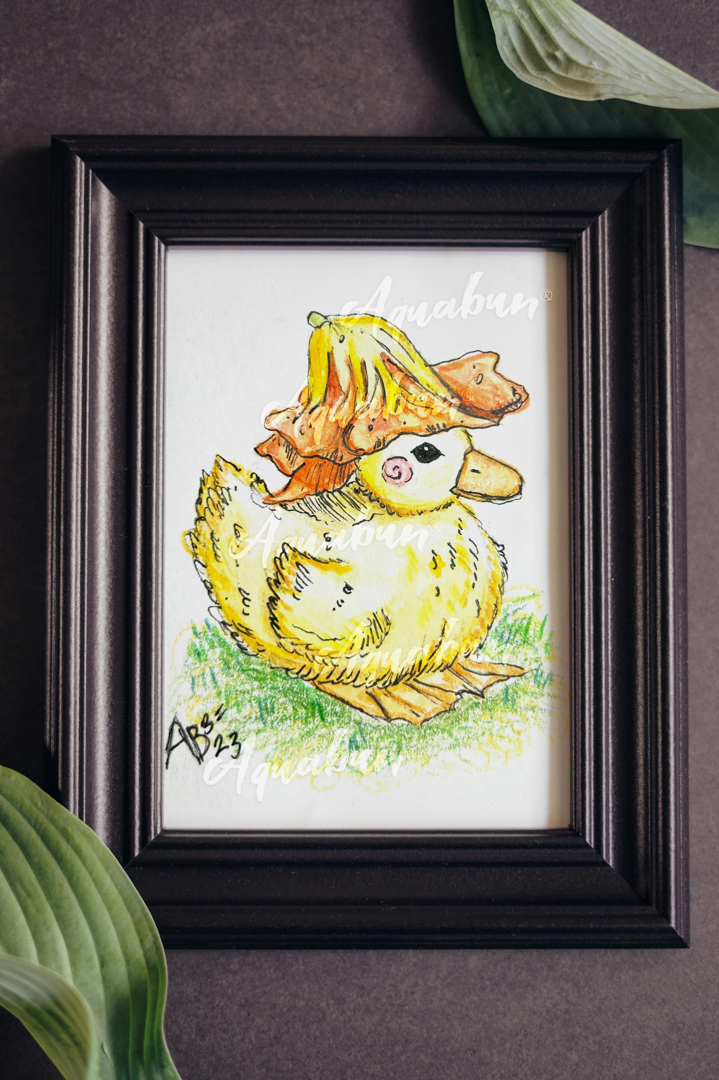 Flower Duckling Poster