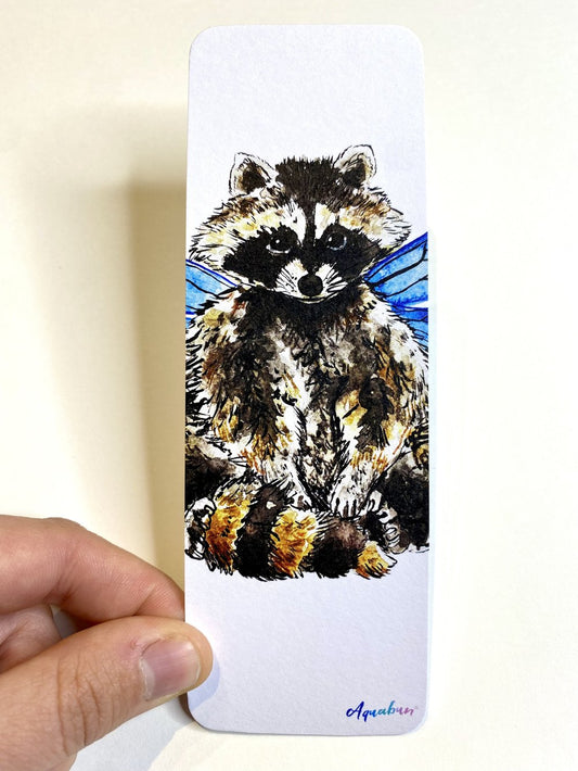Raccoon Fairy Bookmark