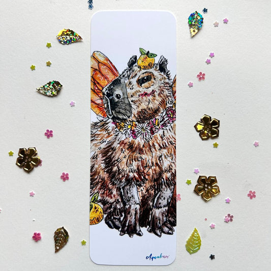 Capybara Fairy Bookmark