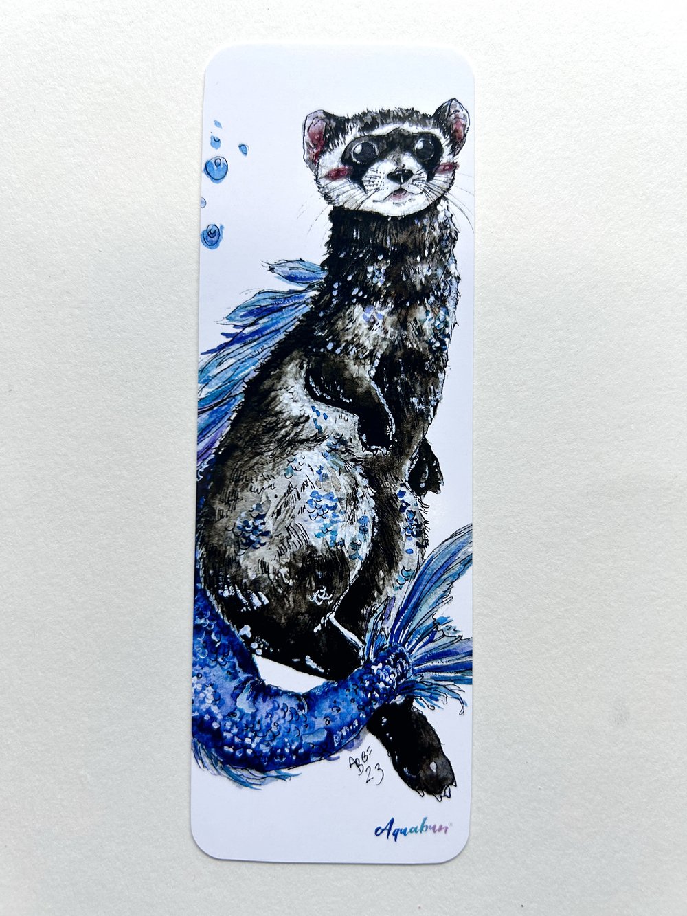 Ferret Mermaid Bookmark