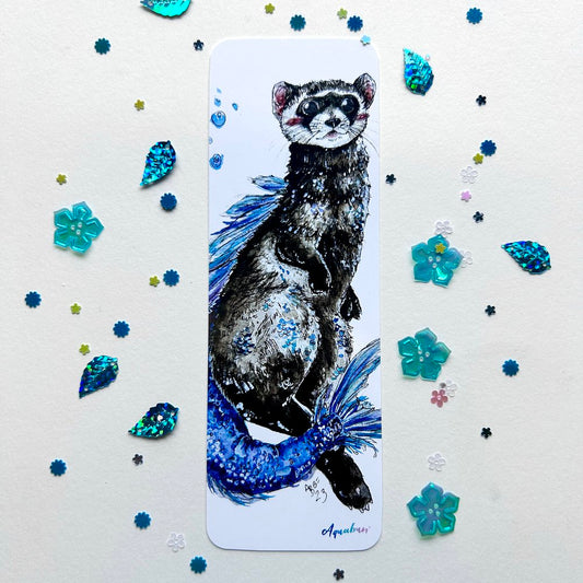 Ferret Mermaid Bookmark