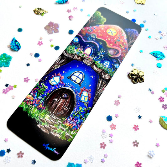 Mushroom House Bookmark